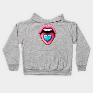 love me lips Kids Hoodie